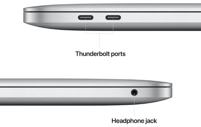 Apple MacBook Pro 13 A2338 2022 Silber