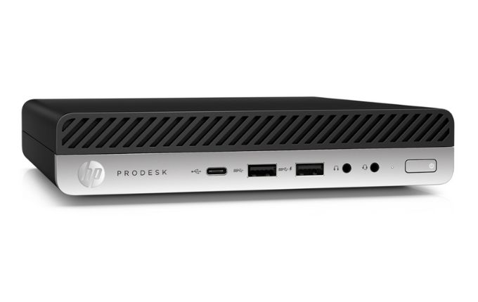 HP Prodesk 600 G5 DM flach in schwarz und silber
