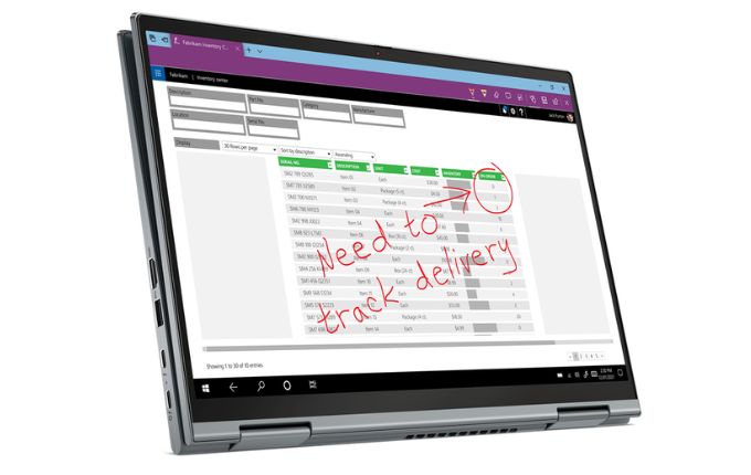 Lenovo ThinkPad X1 Yoga 6th Gen in der Farbe Storm grey