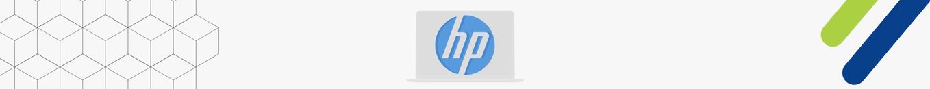 Laptop HP Logo Banner