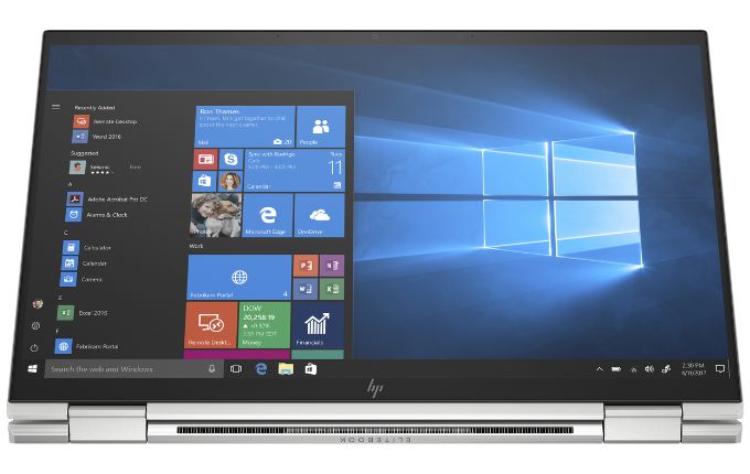 HP EliteBook x360 1030 G7 in der Farbe Silber