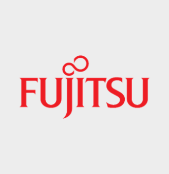 Logo von Fujitsu in Rot