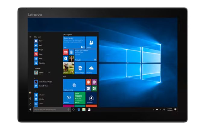 Lenovo Miix 520-12IKB – Vielseitiges 2-in-1-Tablet mit abnehmbarer Tastatur und 12,2-Zoll-Touchscreen. Schlankes Design in Grau, inkl. Stylus-Unterstützung für präzises Arbeiten