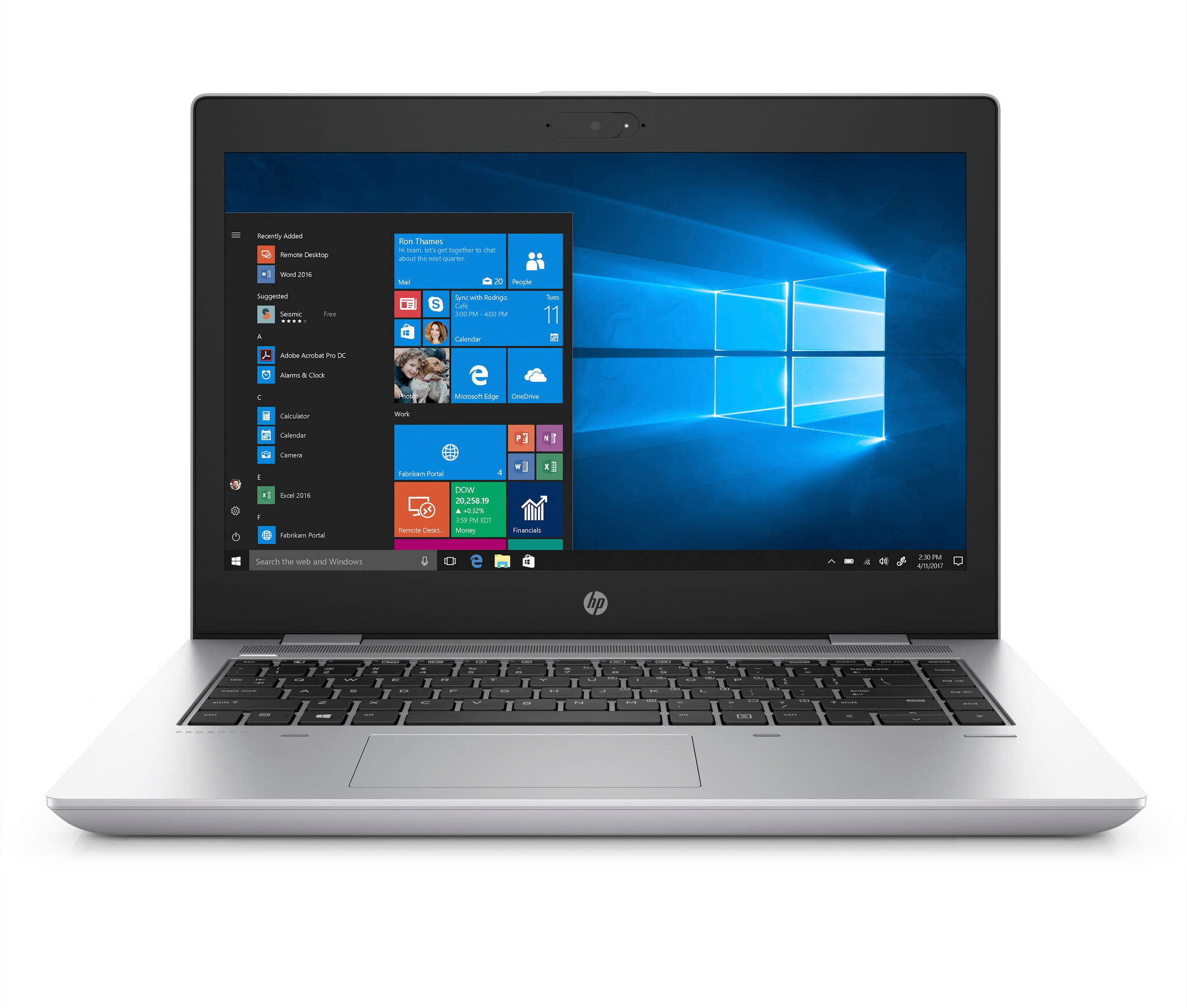 HP ProBook 640 G4 Intel® Core™ i5 i5-8350U Laptop 35,6 cm (14") 16 GB DDR4-SDRAM 256 GB SSD Silber