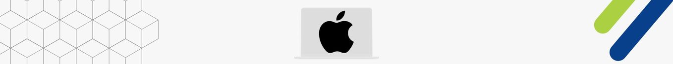 Laptop Apple Logo Banner
