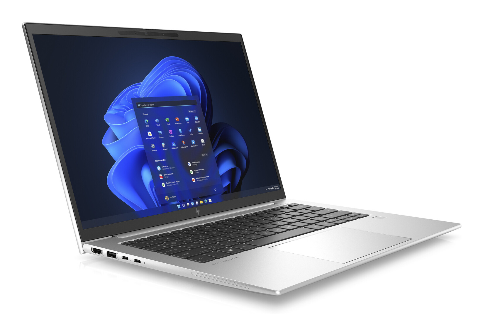 HP EliteBook 840 G9 Intel® Core™ i7 i7-1270P Laptop 35,6 cm (14") WUXGA 16 GB DDR5-SDRAM 512 GB SSD Wi-Fi 6E (802.11ax) Windows 11 Pro Silber