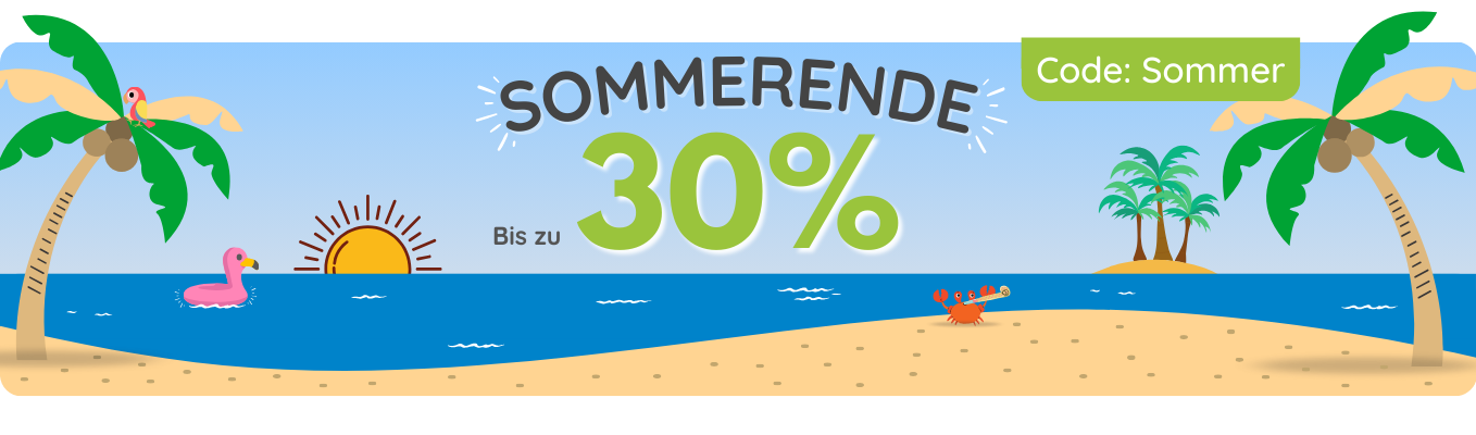 Sommerende Sale 30 Prozent