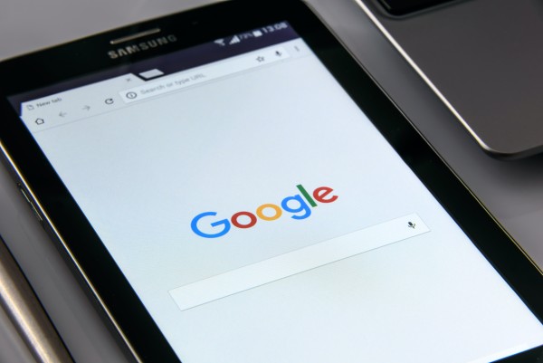 Samsung Tablet im Google Browser