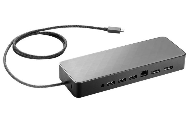 HP USB-C-Universal-Dockingstation HSA-B005DS | Mit 90W Netzteil